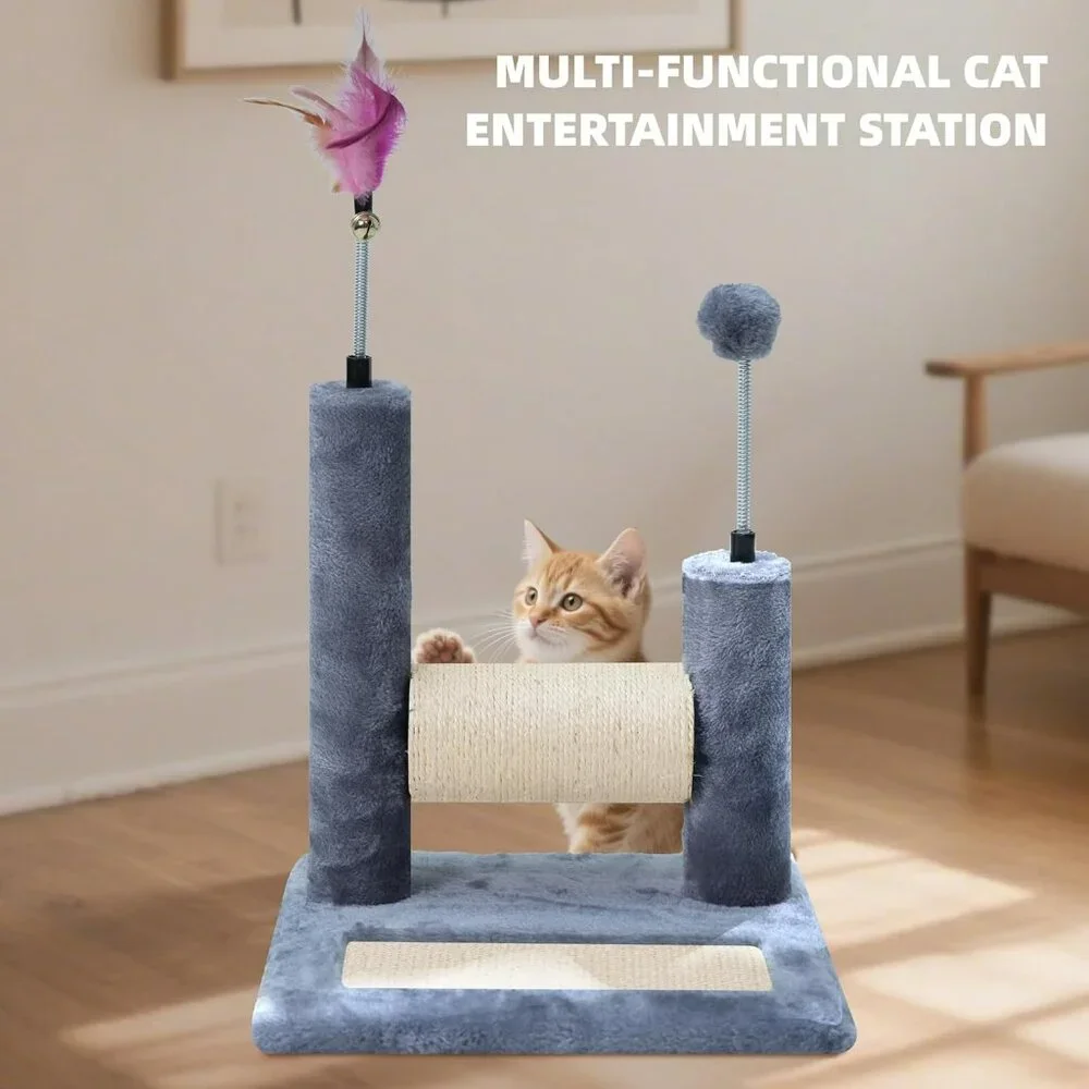 Multifunctional Cat Scratching Posts for Indoor Kittens,Cat Scratching Pads for